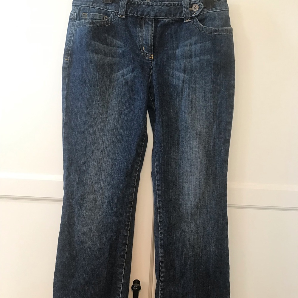 Ann Taylor dark blue modern fit jeans size 8